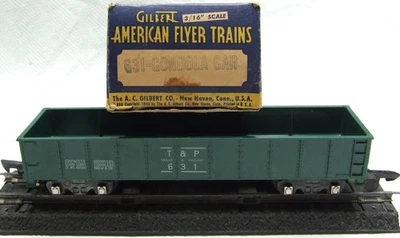 1949-52 AF 631 T&P Green Gondola Original Box AMERICAN FLYER S-gauge AFL.     13 - Image 1 of 4