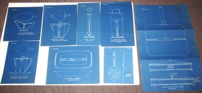 Coche comedor Southern Pacific Railroad plato plateado hueco planos DAYLIGHT Foto 1 de 3