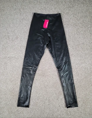 Commando Leggings Womens Large Black Faux Leather High Rise Stretch Pant NWT $99 - Image 1 of 4