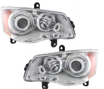 Headlight HID Pair Set Fits 2008-2016 Chrysler Town & Country - Image 1 of 3