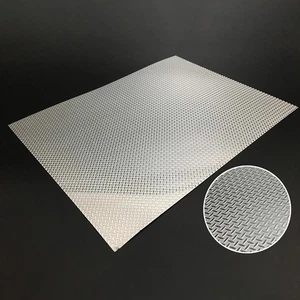 Metal Antiskid Plate For Tamiya 1/14 Scale RC Tractor Truck Model DIY 20*15cm - Picture 1 of 2