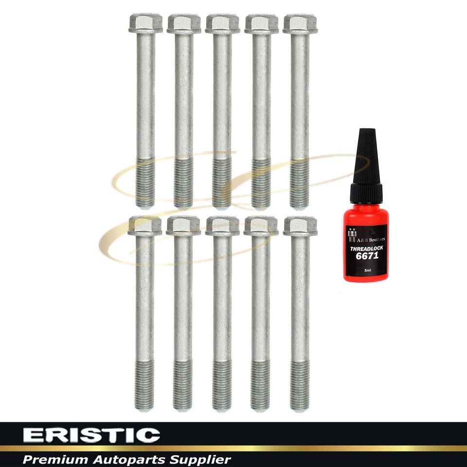 Fits 83-94 Mazda 626 MX-6 B2200 MVP 2.0L 2.2L 2.6L 3.0L SOHC Cylinder Head Bolts - Image 1 of 3