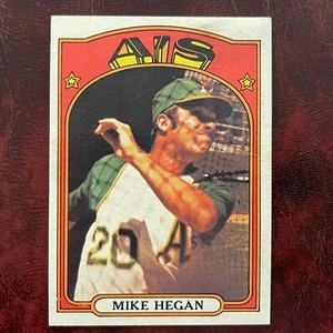 1972 Topps Set MIKE HEGAN semi high #632 OAKLAND A'S - VG-EX - Picture 1 of 2