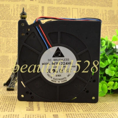 1pc Delta BFB1224HH 12CM 12032 24V0.80A 3-wire Double Ball Blower Cooling Fan - Image 1 of 2