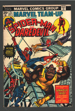 MARVEL TEAM UP # 25 -SPIDER-MAN & DAREDEVIL -UNHOLY TRIO - CAT MAN
