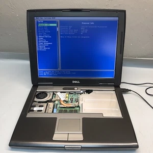 Dell Latitude D520 14" Celeron M 1.60GHz 1GB RAM 40GB HDD Read - Picture 1 of 9