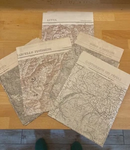 Antiche cartine geografiche di Lucca e Toscana,13 carte topografiche 1940/50 - Foto 1 di 4