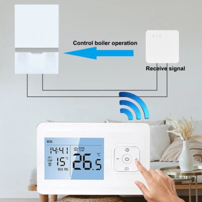 Upgrade WiFi RF Smart Thermostat Gas Boiler Room Heating Temperature Controller - Image 1 of 4