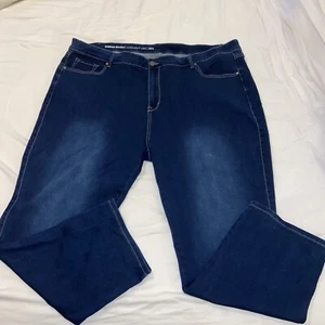 Avenue Straight Leg Denim Jeans Women’s 30A NWOT Mid Wash - Picture 1 of 10