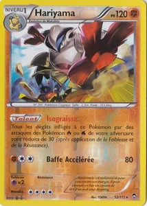 Hariyama Reverse - XY3:Poings Furieux - 52/111 - Carte Pokemon Neuve Française - Picture 1 of 1