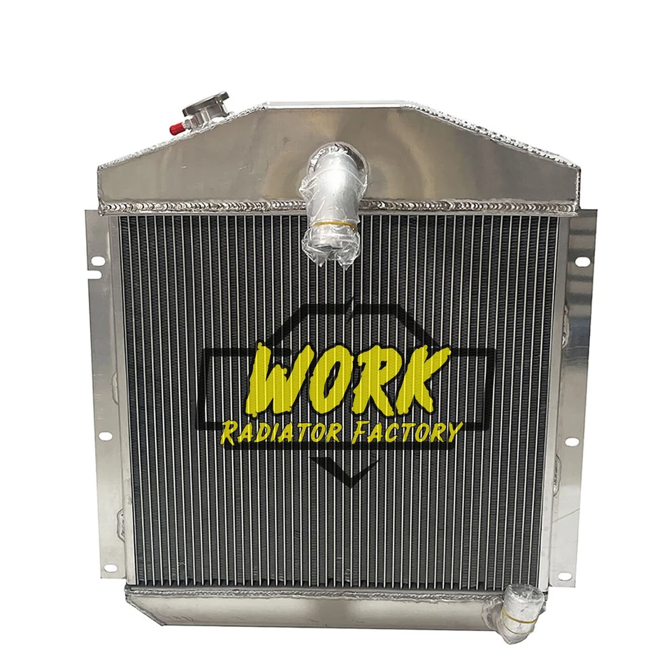 Radiador de aluminio para 1947-1949Plymouth Chrysler P15 Deluxe 3.6 4.1 5.3 L6 V8 Foto 1 de 4