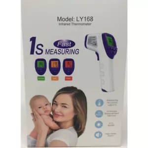 1S Fast Measuring Infrared Forehead No Touch Thermometer LY168 Non Contact - Picture 1 of 2