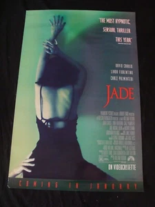 Póster de la película JADE WILLIAM FRIEDKIN LINDA FIORENTINO promoción original de la tienda de videos 1 - Imagen 1 de 8