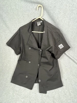 Chef Revival Jacket Cooking Mens Size Small Black - Image 1 of 4
