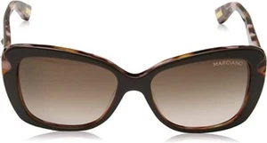 Marciano By Guess GM711 BRN-52 Brown Havana Plastic Sunglasses Frame 54-15-130 L - Picture 1 of 4