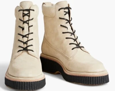 Bota de Combate RAG & BONE $550 Loane Gamuza, Talla 8 Foto 1 de 3