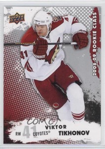 2008-09 Upper Deck Rookie Class Box Set Viktor Tikhonov #32 Rookie RC