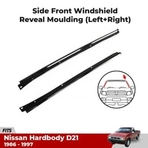 For Nissan Navara D21 Ute 1986-97 Side Windshield Reveal Molding Rubber Trim S06 - Picture 1 of 3