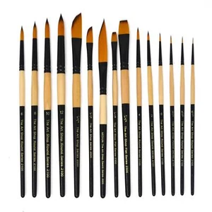 The Art Shop Skipton Synthetic Watercolour Paint Brush 15pc Set - Picture 1 of 3
