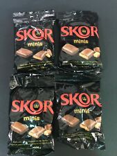 4 X PACK SKOR Minis CHOCOLATE 104g Each - From Canada FRESH & DELICIOUS
