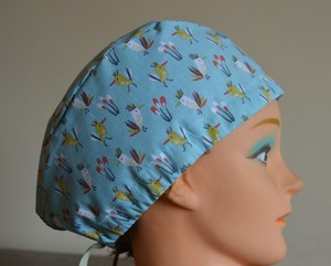 Cuffia Chirurgica Sala Operatoria Scrub Hat Surgical Cap Uccellini 3