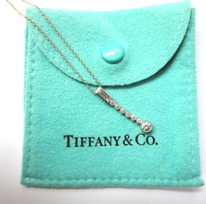 Tiffany & Co Jazz Diamond Necklace Platinum 950 .40Ct