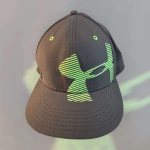Under Armour Charcoal Cap with Lime Accents Size Medium/Large - Picture 1 of 7