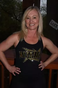 Metallica rhinestone tank top sizes XS,X,M,L,XL,XXL,1X,2X,3X,4X,5X - Picture 1 of 9