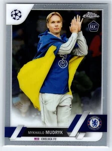 2022 Topps Chrome UEFA Mykhailo Mudryk Rookie #52 Chelsea FC - Bild 1 von 2