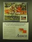 1958 Ansco Anscochrome Film Ad - So True-to-Life