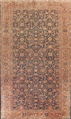 Pre-1900 Antique Vegetable Dye Hamedan Long Area Rug Hand-knotted Oriental 10x17 - Image 1 of 4