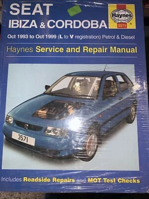 Seat Ibiza & Cordoba Petrol & Diesel (Oct 93 - Oct 99) Haynes Repair Manual - Image 1 of 2