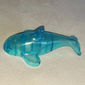 Lego Duplo Fish Dolphin Whale Transparent Clear Blue Aquarium RARE HTF - Picture 1 of 9