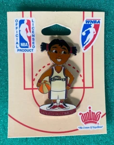 PIN SOLAPA CABEZA BOBBLING ORIGINAL/CON LICENCIA OFICIAL HOUSTON COMETS WBA - Imagen 1 de 1