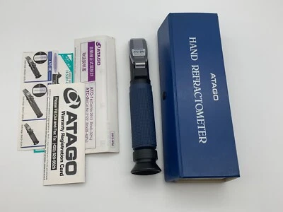 REFRACTÓMETRO DE MANO ATAGO ATC-20E Nuevo Nunca Usado - Imagen 1 de 4