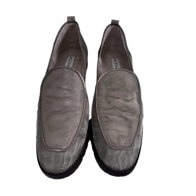 Vintage 90s Deadstock Silver Donald J Pilner Loafers 8.5 M - Image 1 of 4
