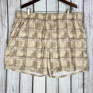 Guy Harvey Badehose Herren XXL hellbraun Shorts Marlin Schwert Fisch Board Bootfahren - Bild 1 von 24