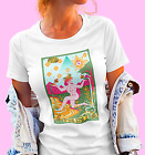 The Star Tarot Card Shirt Mystical Psychic Short Sleeve Crew Neck T-Shirt