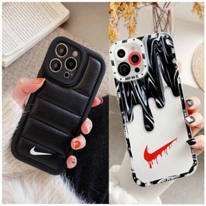 Case For iPhone 16 15 14 13 12 11 Pro Max XR X XS Max 7 8 Nike Design Puffer - Picture 1 of 15