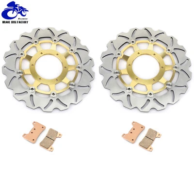 For Honda CBR600RR Front Brake Discs Rotors Pads CBR 600 RR 2005-2015 2014 2013 - Image 1 of 4