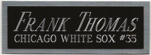 LUCAS GIOLITO WHITE SOX NAMEPLATE AUTOGRAPHED Signed Baseball Display CUBE CASE - Picture 1 of 3