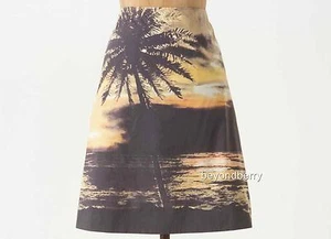 NUEVA Falda Digital Anthropologie Sunset de HD en París Talla 4 - Imagen 1 de 4