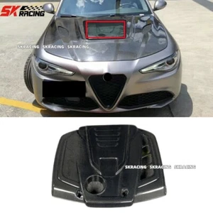 Rear Engine Bay Cover BodyKit Real Carbon Fiber For Alfa Romeo Giulia 2017-2023 - Picture 1 of 17
