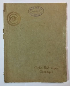 83082 Lb5 Oldtimer Maschinen - Gebr. Bohringer Goppingen - Württemberg - Bild 1 von 5