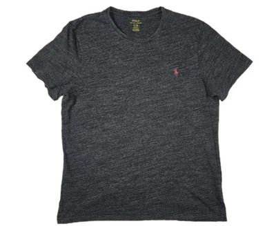 Camiseta Polo Ralph Lauren Para Hombre Manga Corta Calce Personalizado Gris Para Hombre Grande  Foto 1 de 4