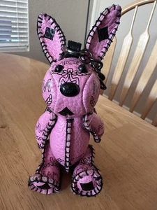 MCM Pink Bear Keychain Bag Charm - Picture 1 of 20