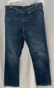 LEVI STRAUSS 514 RED TAB JEANS UOMO 36X30 REGULAR FIT GAMBA DRITTA BLU DENIM - Foto 1 di 3