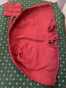 Longaberger Medium Market Liner 2 Schwenkgriffe Paprika & Greifer - Bild 1 von 7