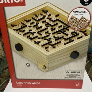 Brio Labyrinth Spiel #34000 2006 komplett EUC Holz Open Box - Bild 1 von 9