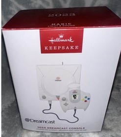 2023 Hallmark SEGA DREAMCAST CONSOLE Christmas Ornament